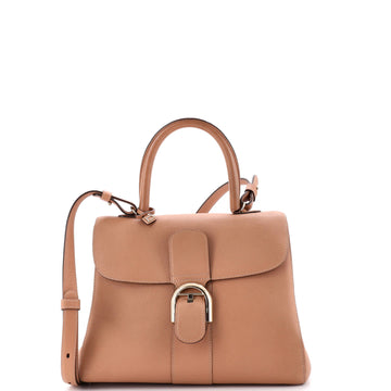 Delvaux Brillant Top Handle Bag Leather MM