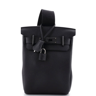 Hermes So Black Hac a Dos Backpack Togo PM
