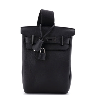 Hermes So Black Hac a Dos Backpack Togo PM