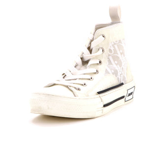 Christian Dior Women's B23 High-Top Sneakers Oblique Coated Canvas and PVC