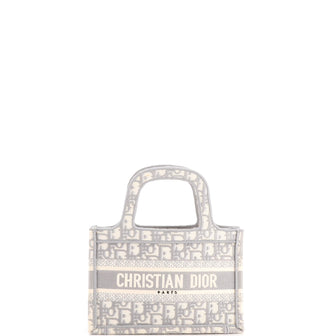 Christian Dior Book Tote Oblique Canvas Mini