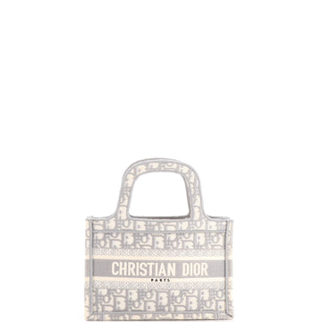 Christian Dior Book Tote Oblique Canvas Mini