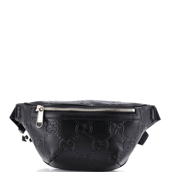 Gucci Belt Bag GG Embossed Perforated Leather Small