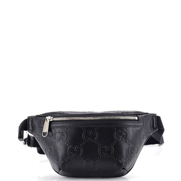 Gucci Belt Bag GG Embossed Perforated Leather Small