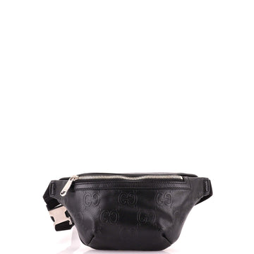 Gucci Belt Bag GG Embossed Perforated Leather Small