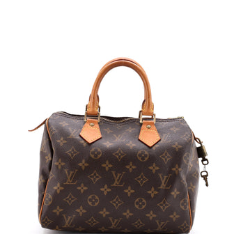Louis Vuitton Speedy Handbag Monogram Canvas 25
