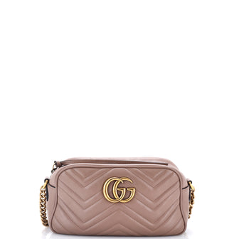 Gucci GG Marmont Shoulder Bag Matelasse Leather Small