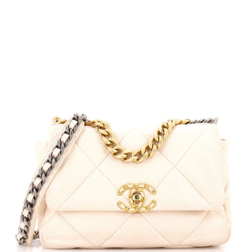 Chanel 19 Flap Bag Quilted Leather Medium