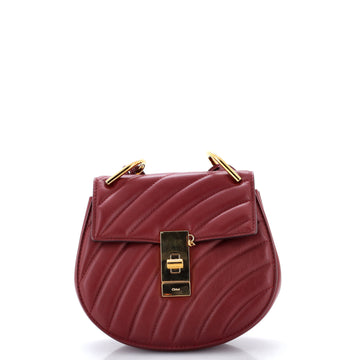 Chloe Drew Bijou Crossbody Bag Quilted Leather Mini