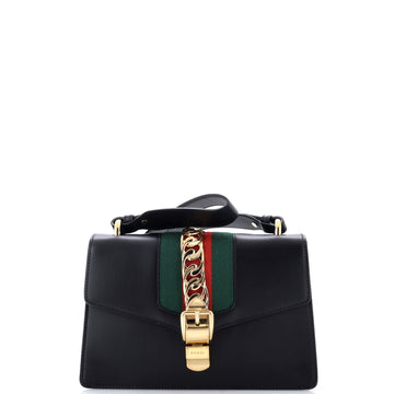 Gucci Sylvie Shoulder Bag Leather Small