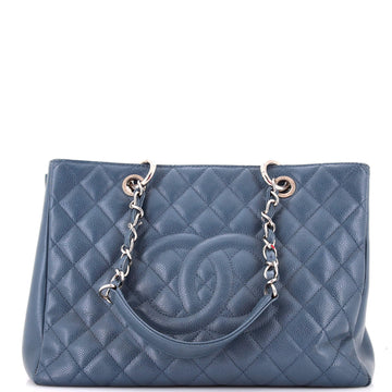Chanel Grand Shopping Tote Quilted Caviar