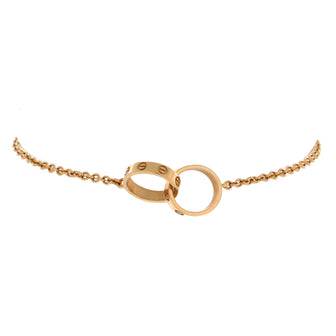 Cartier Love Interlocking Bracelet 18K Yellow Gold