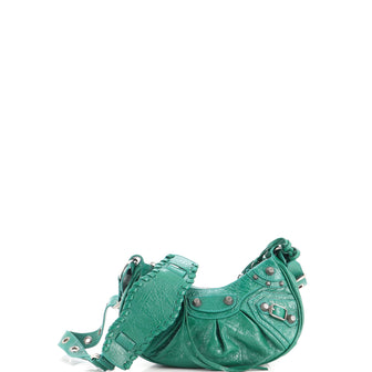 Balenciaga Le Cagole Giant Studs Shoulder Bag Leather XS