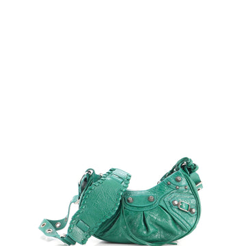 Balenciaga Le Cagole Giant Studs Shoulder Bag Leather XS