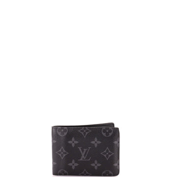 Louis Vuitton Multiple Wallet Monogram Eclipse Canvas