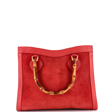 Gucci Bamboo Handle Tote Suede Large