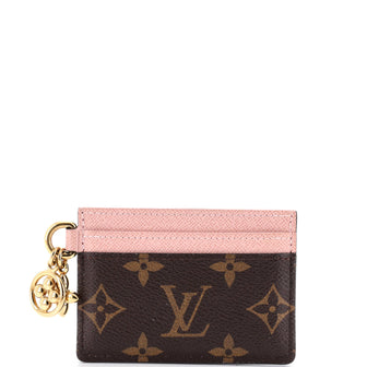 Louis Vuitton LV Charms Card Holder Monogram Canvas and Leather