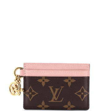 Louis Vuitton LV Charms Card Holder Monogram Canvas and Leather