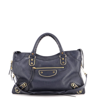 Balenciaga City Classic Metallic Edge Bag Leather Medium