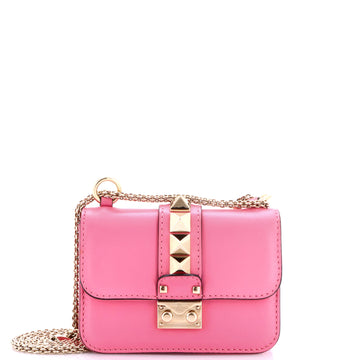 Valentino Garavani Glam Lock Shoulder Bag Leather Mini