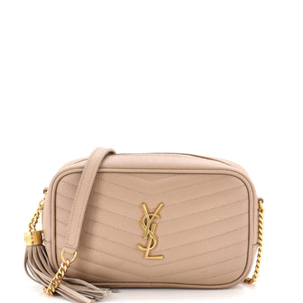 Saint Laurent Lou Camera Bag Matelasse Chevron Leather Mini