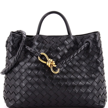 Bottega Veneta Andiamo Top Handle Bag Intrecciato Nappa Medium