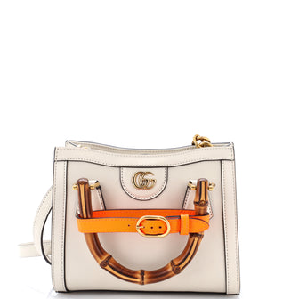 Gucci Diana NM Bamboo Handle Tote Leather Mini