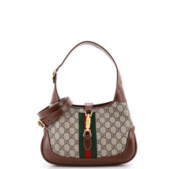 Gucci Jackie 1961 Hobo GG Coated Canvas Small