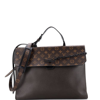 Louis Vuitton Robusto Briefcase Monogram Canvas and Taiga Leather