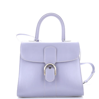 Delvaux Brillant Top Handle Bag Leather MM
