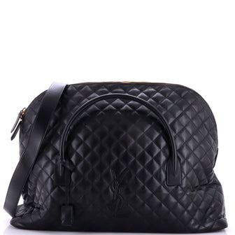 Saint Laurent ES Giant Travel Bag Quilted Leather