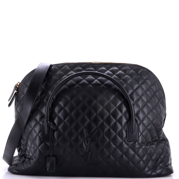 Saint Laurent ES Giant Travel Bag Quilted Leather