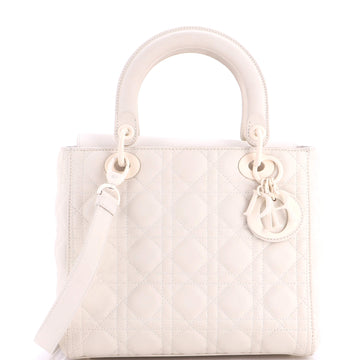 Christian Dior Ultra Matte Lady Dior Bag Cannage Quilt Calfskin Medium