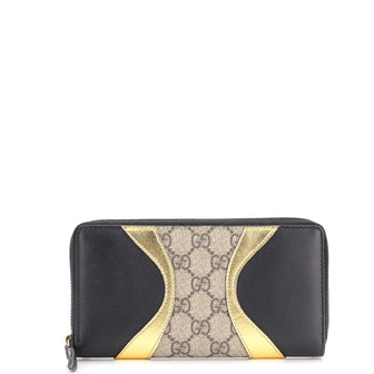 Gucci Osiride Continental Wallet GG Coated Canvas and Leather Long