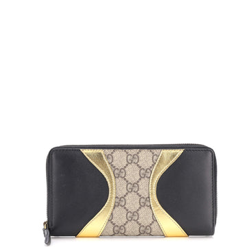 Gucci Osiride Continental Wallet GG Coated Canvas and Leather Long