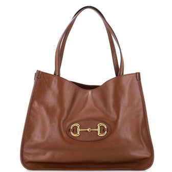 Gucci Horsebit 1955 Tote Leather Medium