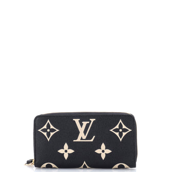 Louis Vuitton Zippy Wallet Bicolor Monogram Empreinte Giant