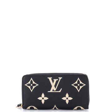 Louis Vuitton Zippy Wallet Bicolor Monogram Empreinte Giant