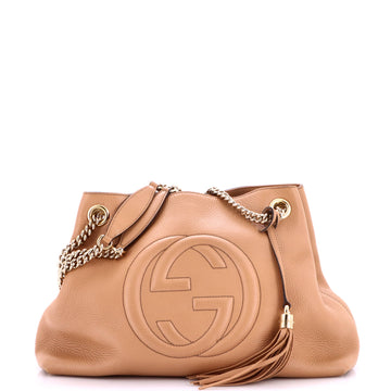 Gucci Soho Chain Strap Shoulder Bag Leather Large