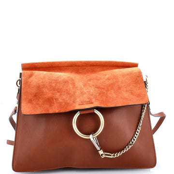 Chloe Faye Shoulder Bag Leather Medium