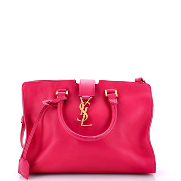Saint Laurent Monogram Cabas Leather Small