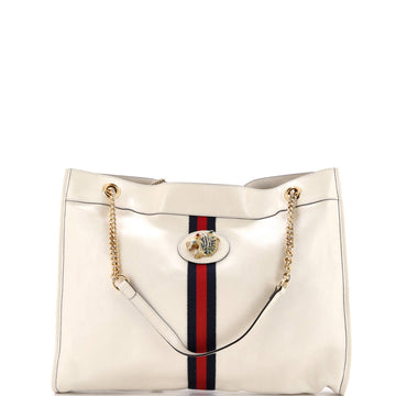 Gucci Rajah Chain Tote Leather Large