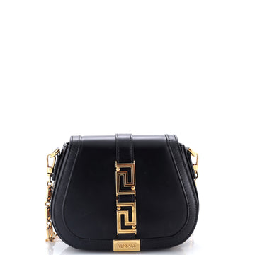Versace Greca Goddess Shoulder Bag Leather Small