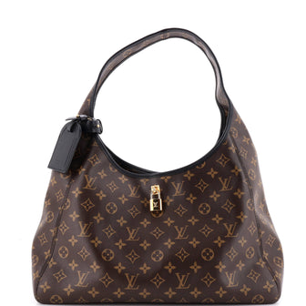 Louis Vuitton The Drop Handbag Monogram Canvas with Leather GM