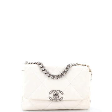 Chanel 19 Flap Bag Quilted Leather Medium