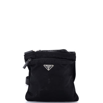 Prada Flat Messenger Bag Tessuto Small