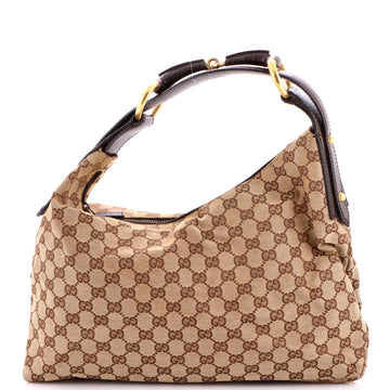 Gucci Horsebit Hobo GG Canvas Medium