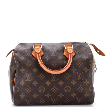 Louis Vuitton Speedy Handbag Monogram Canvas 25