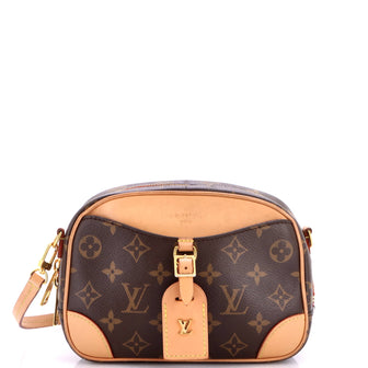 Louis Vuitton Deauville Handbag Monogram Canvas Mini