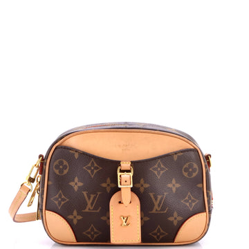 Louis Vuitton Deauville Handbag Monogram Canvas Mini